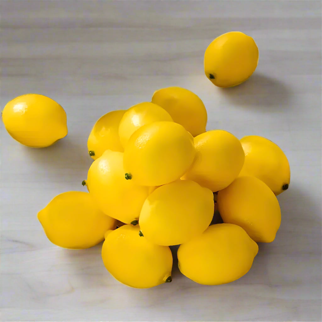 Faux Lemons, set of 4