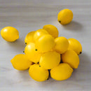 Faux Lemons, set of 4