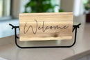 Rotating Wood Sign
