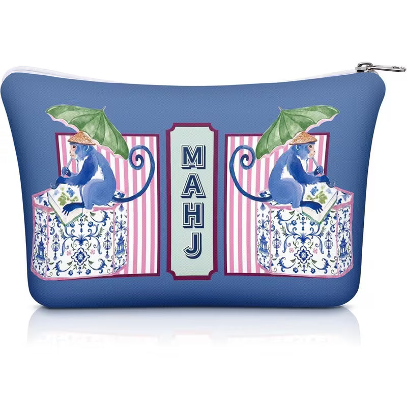 Monkey Mahjong Tile Bag
