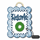 Welcome Interchangeable Door Hanger